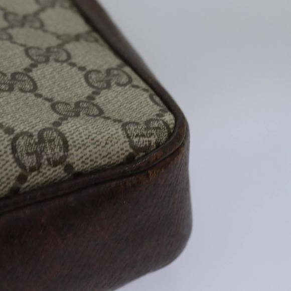 GUCCI GG Supreme Web Sherry Line Shoulder Bag PVC Beige Red Green Auth ep4578 - Picture 13 of 16